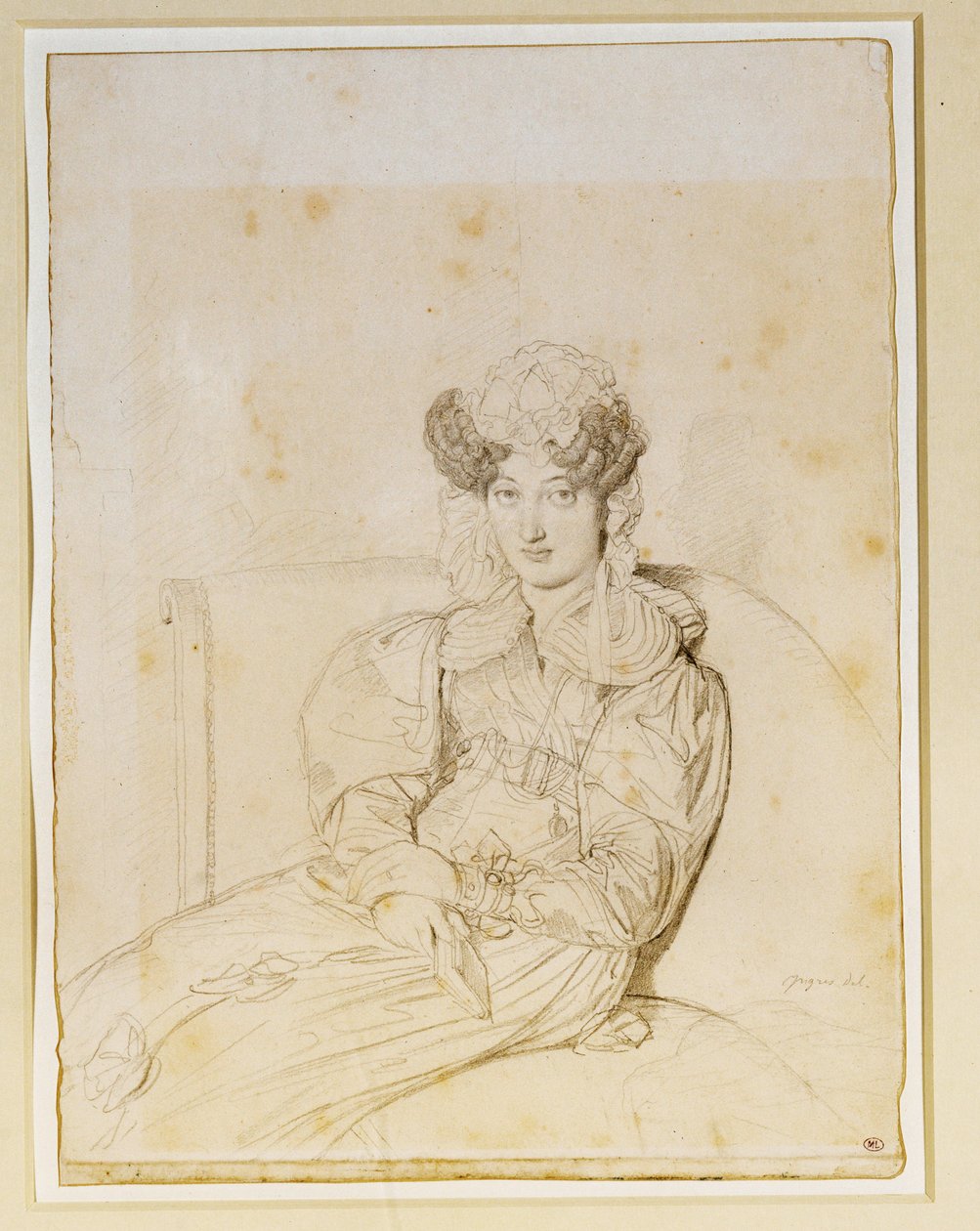 Marie Marcotte de Sainte Marie, Schwägerin von Marcotte von Jean Auguste Dominique Ingres