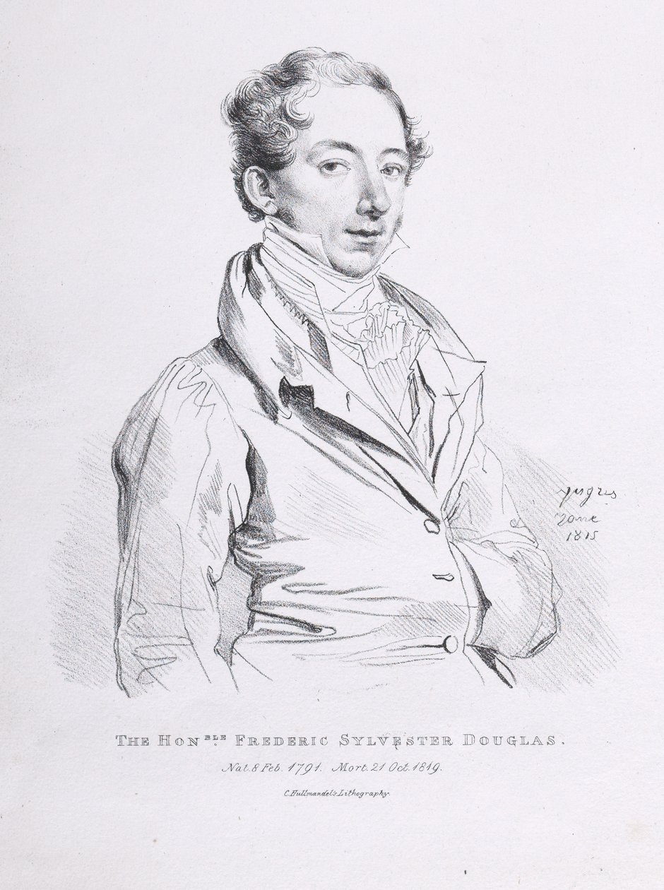 Porträt von Frederick Sylvester Douglas von Jean Auguste Dominique Ingres