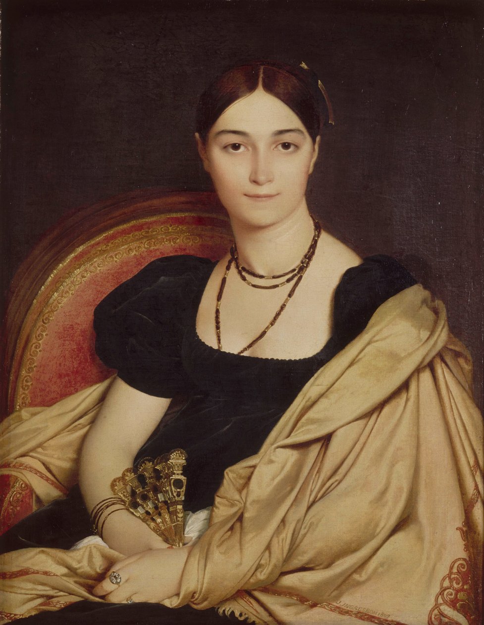 Porträt von Madame Duvaucey, 1807 von Jean Auguste Dominique Ingres