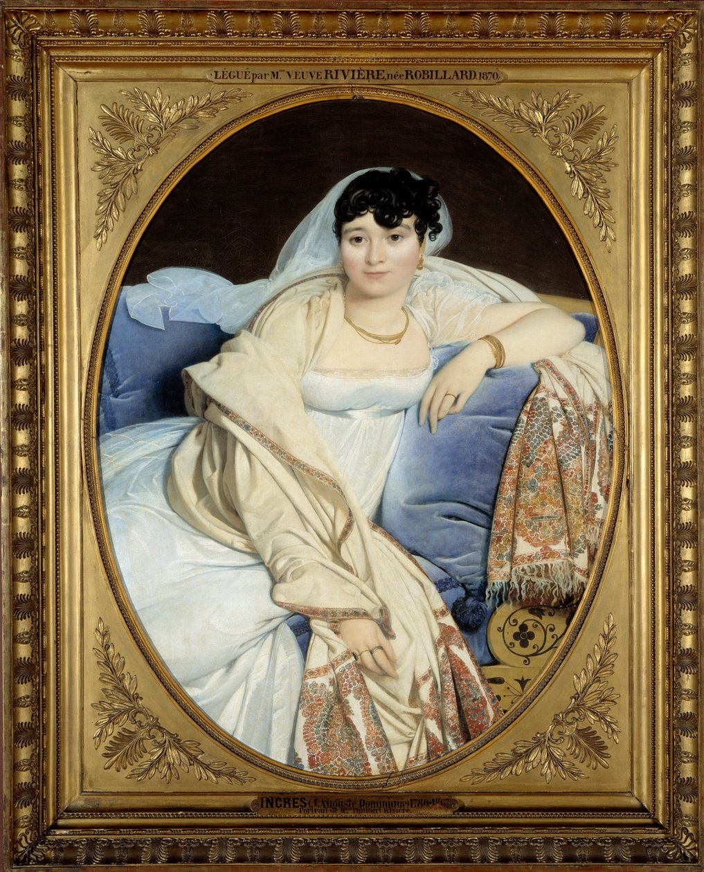 Porträt von Madame Riviere von Jean Auguste Dominique Ingres