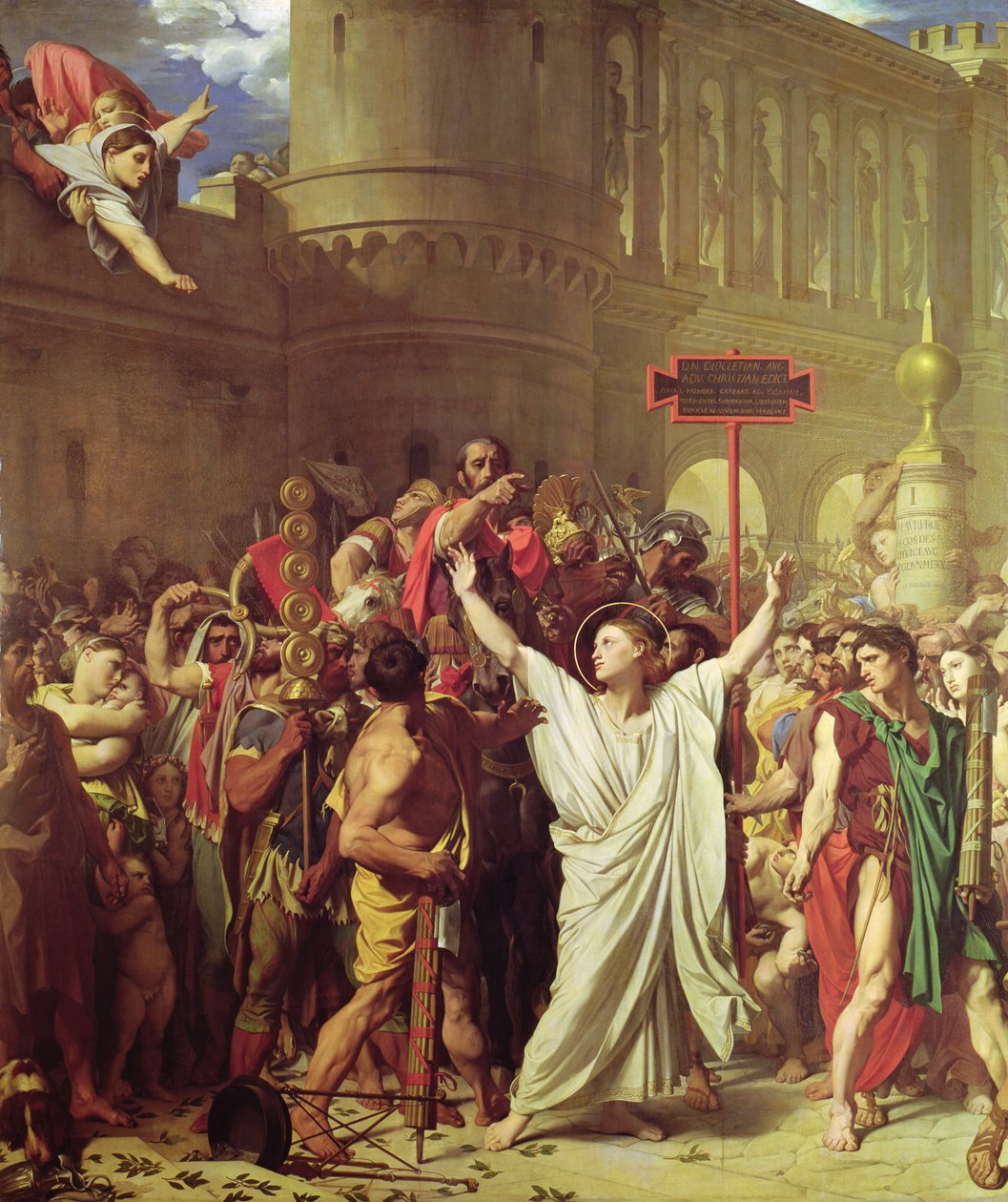 Das Martyrium des heiligen Symphorien, 1834 von Jean Auguste Dominique Ingres