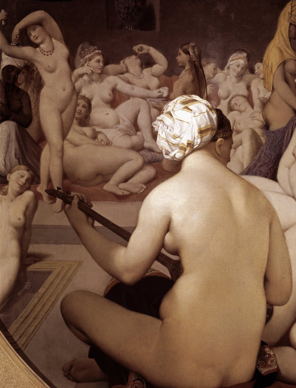 Das türkische Bad, Detail von Jean Auguste Dominique Ingres
