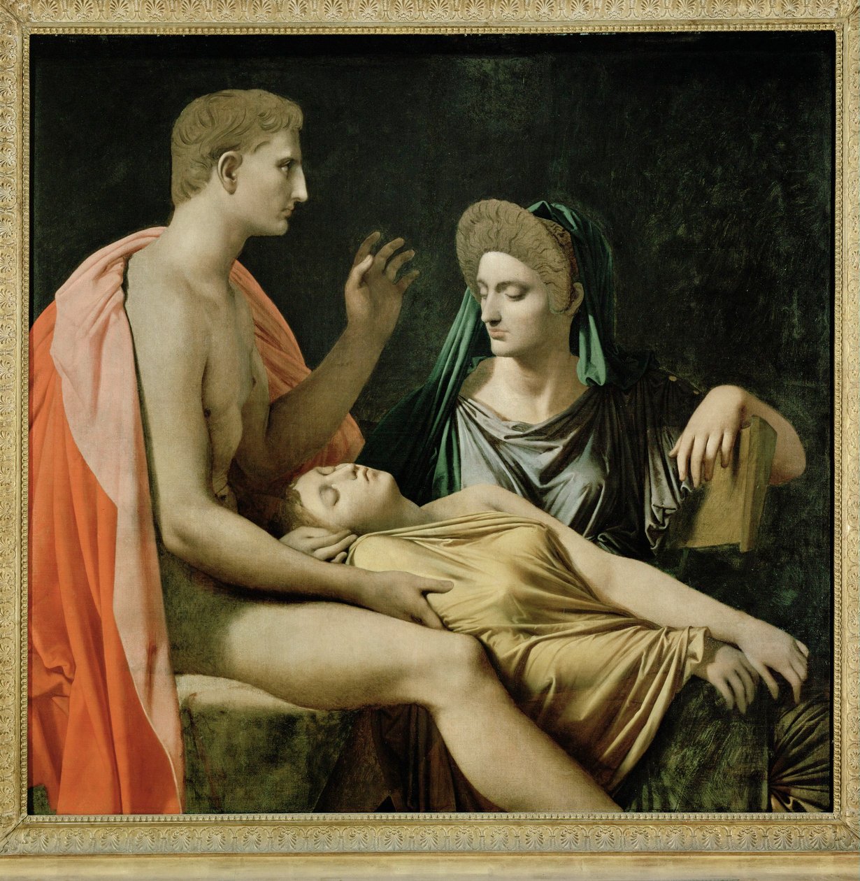 Virgil liest das sechste Buch der Aeneis vor Augustus, Octavian und Livia von Jean Auguste Dominique Ingres