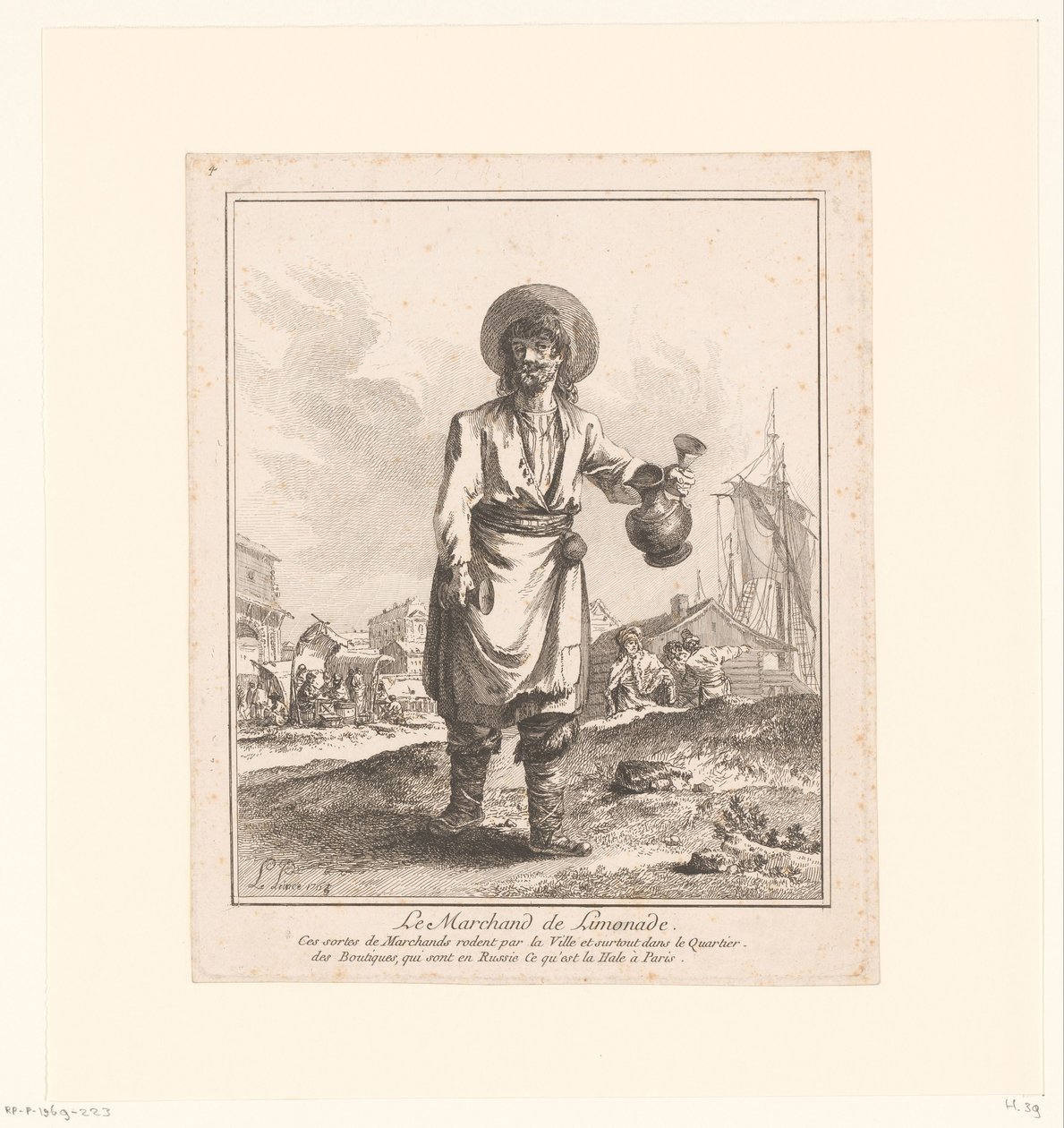 Limonadenverkäufer von Jean Baptist Leprince