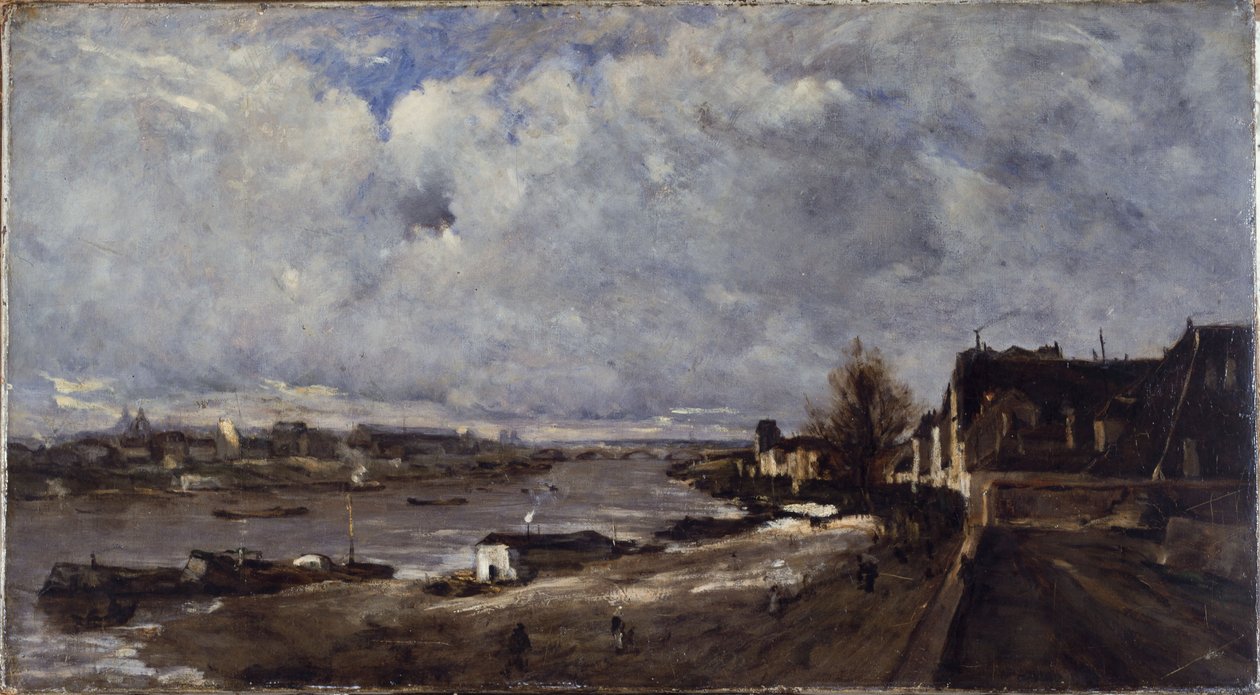 Le Quai de Bercy, ca. 1890 von Jean Baptiste Antoine Guillemet
