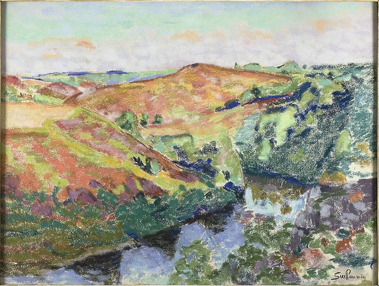 Landschaft in Crozant von Jean Baptiste Armand Guillaumin