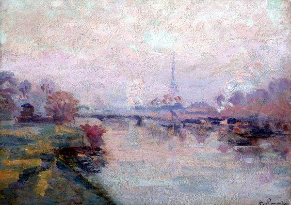 Die Seine in Paris von Jean Baptiste Armand Guillaumin