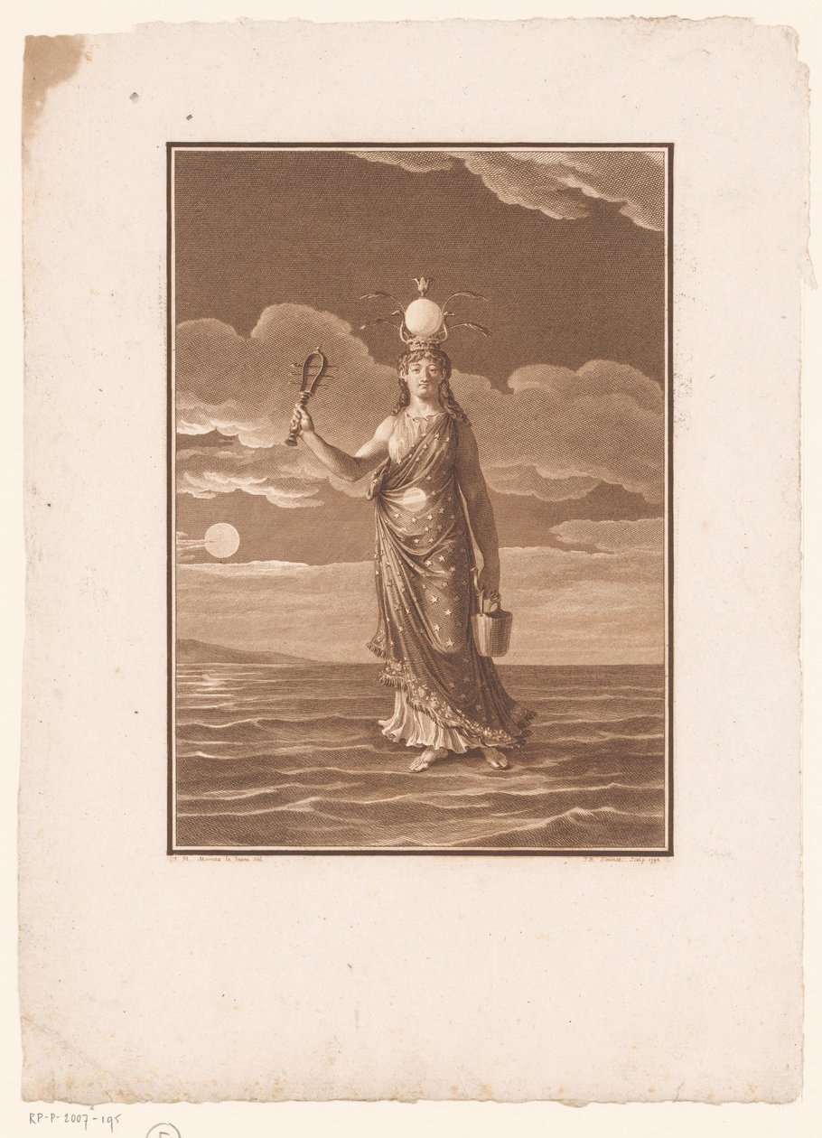 Isis, die Göttin mit den tausend Namen, oder die Natur personifiziert (La Déesse Myrionime, Isis, ou la Nature Personifiée) von Jean Baptiste Blaise Simonet