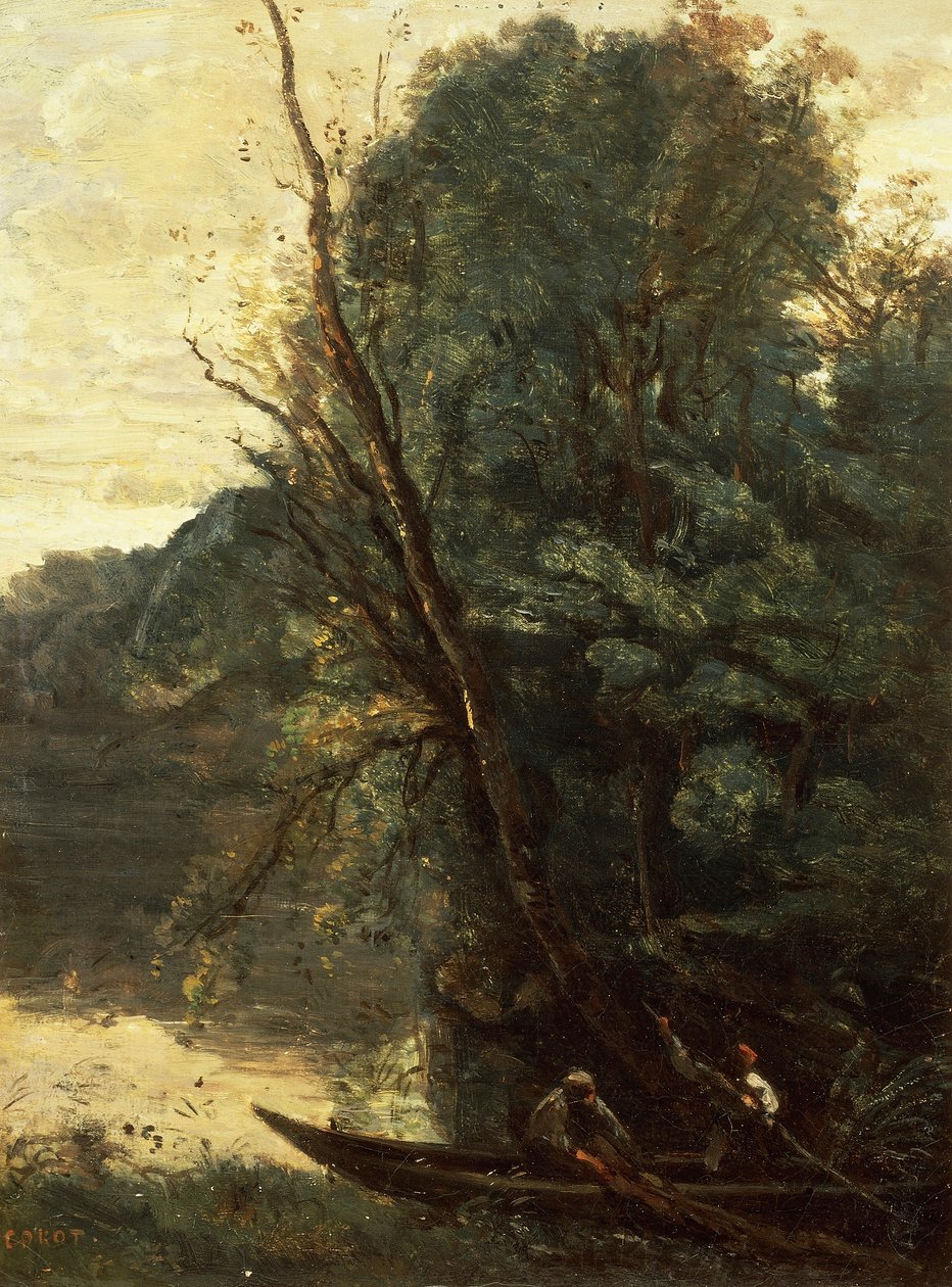 Fischen mit Netzen, Abend (La pêche à l