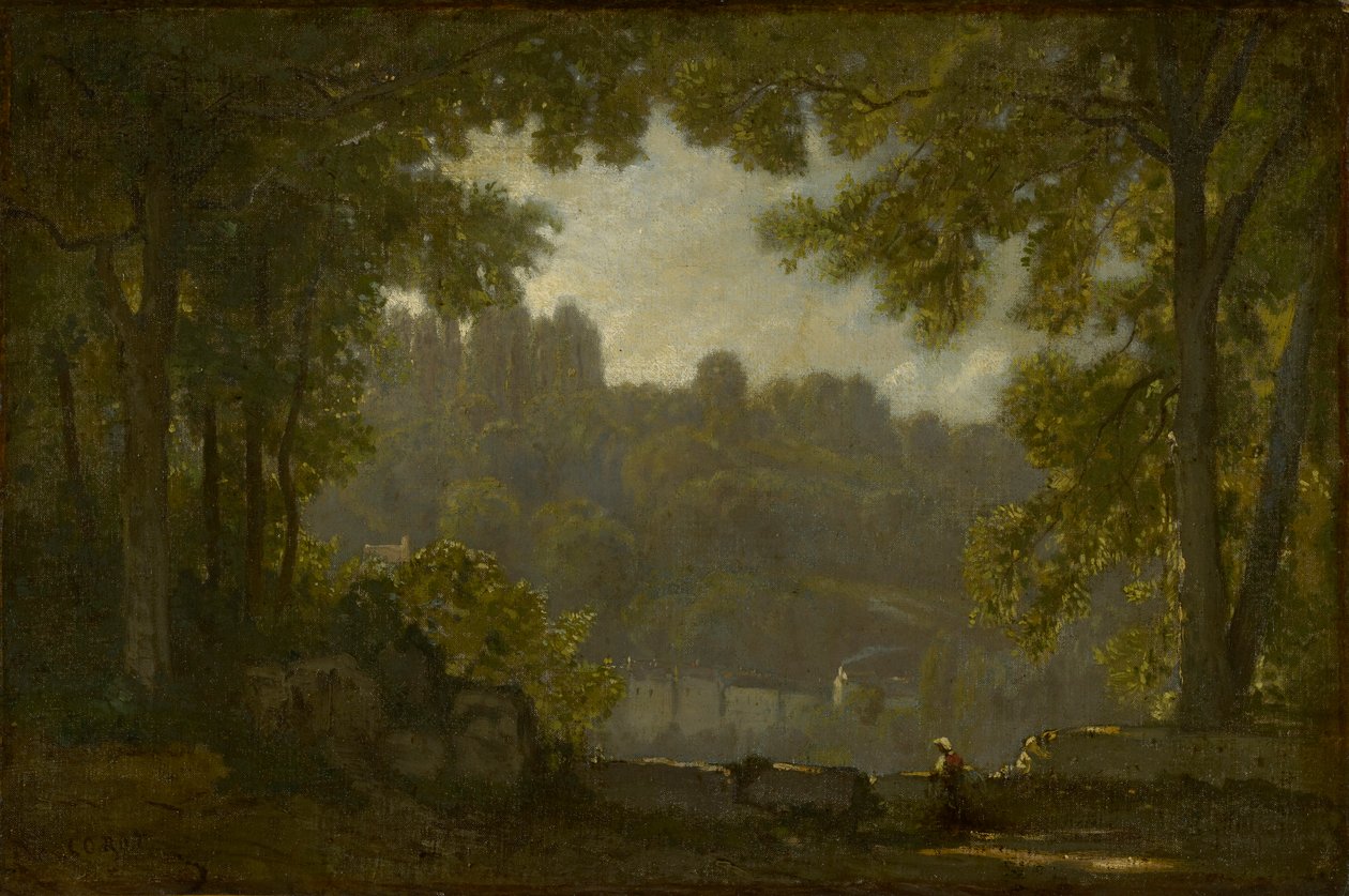 Waldlandschaft von Jean Baptiste Camille Corot