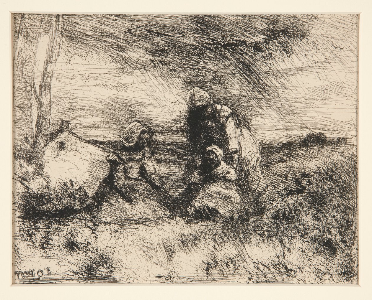 Die kleine Schwester von Jean Baptiste Camille Corot