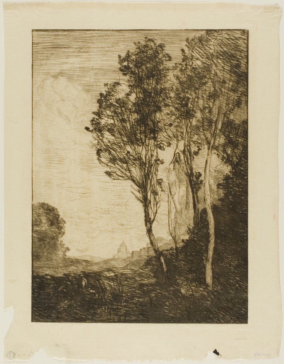Erinnerung an Italien von Jean-Baptiste-Camille Corot