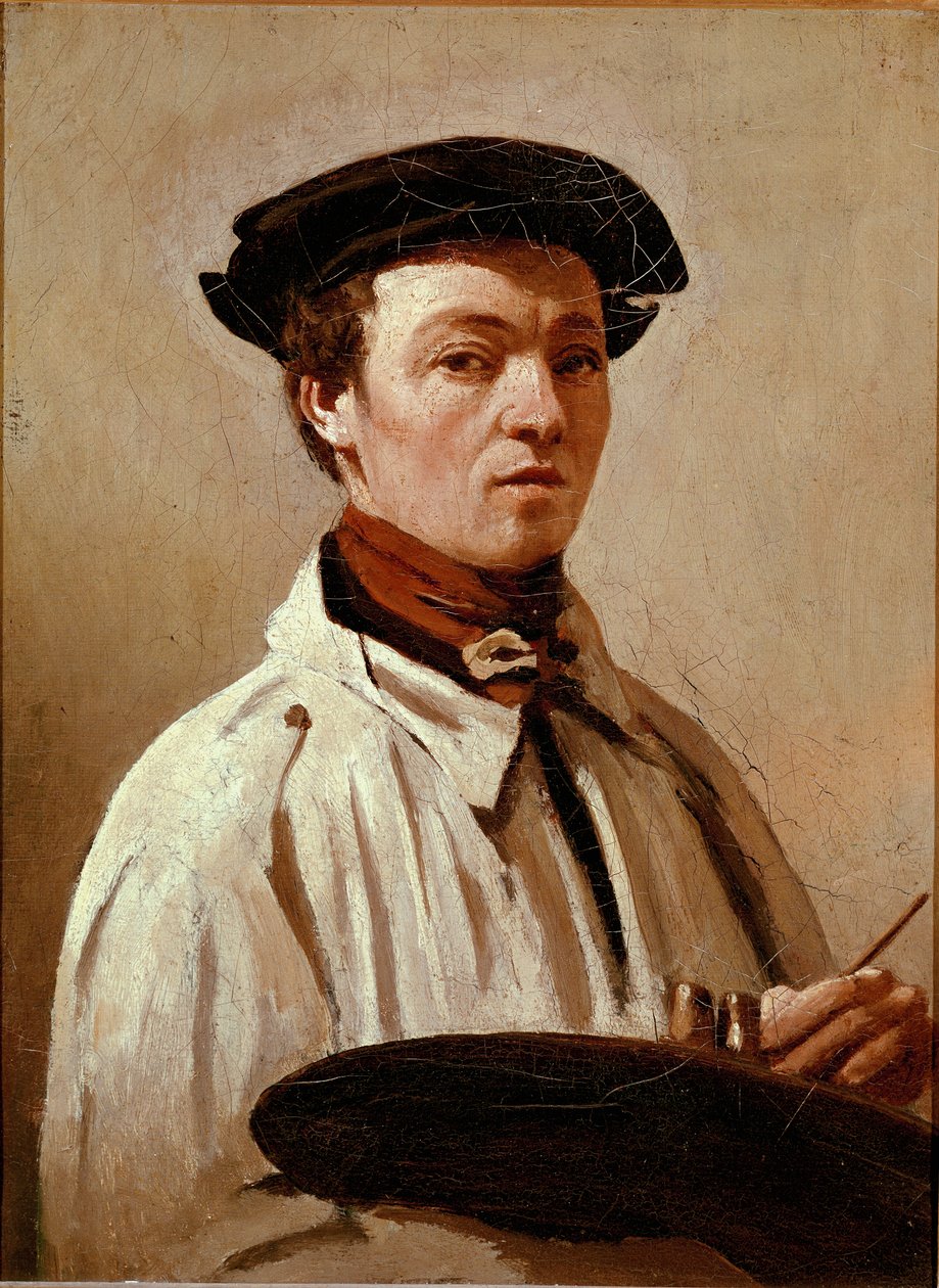Selbstporträt von Jean Baptiste Camille Corot