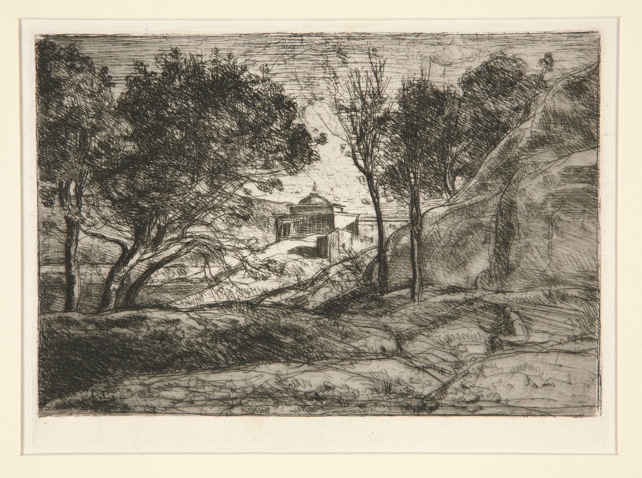 Souvenir de Toscane (Erinnerung an die Toskana) von Jean Baptiste Camille Corot