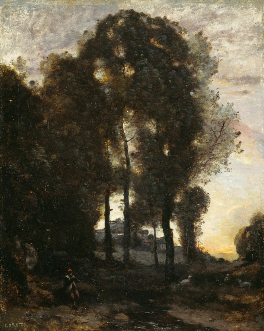 Erinnerung an Italien, 1855-1860 von Jean Baptiste Camille Corot