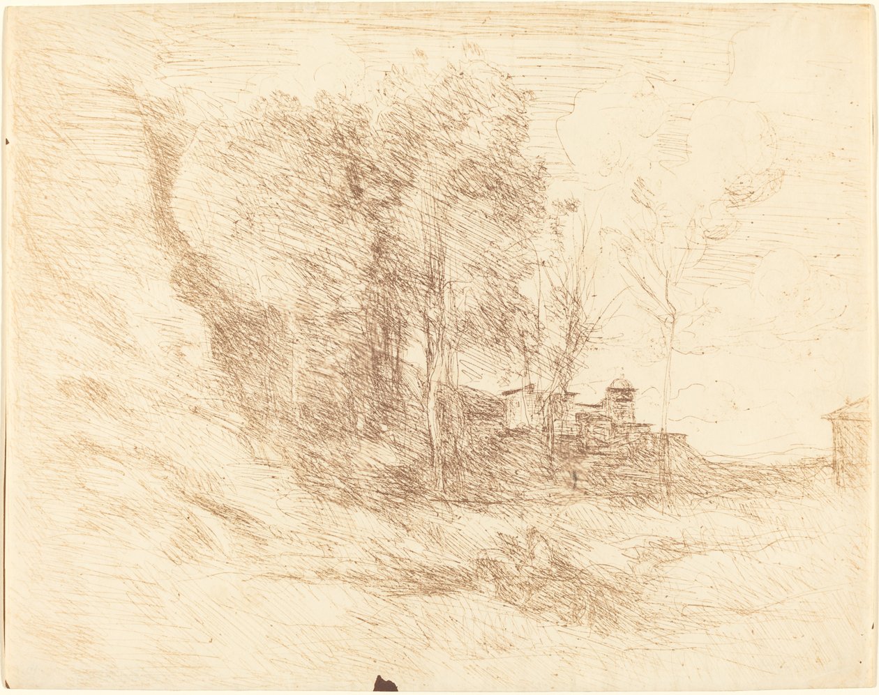 Erinnerung an Ostia von Jean Baptiste Camille Corot
