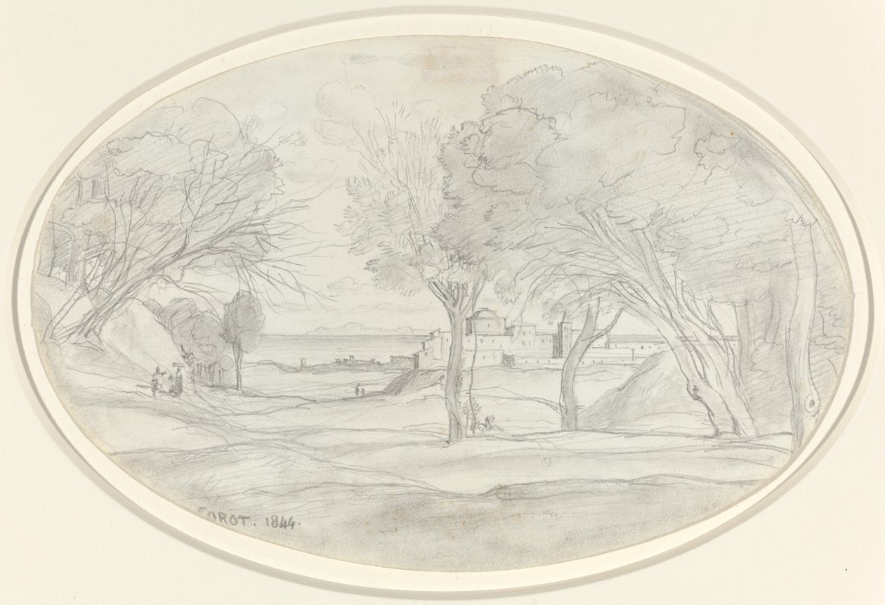 Erinnerung an die Toskana von Jean Baptiste Camille Corot