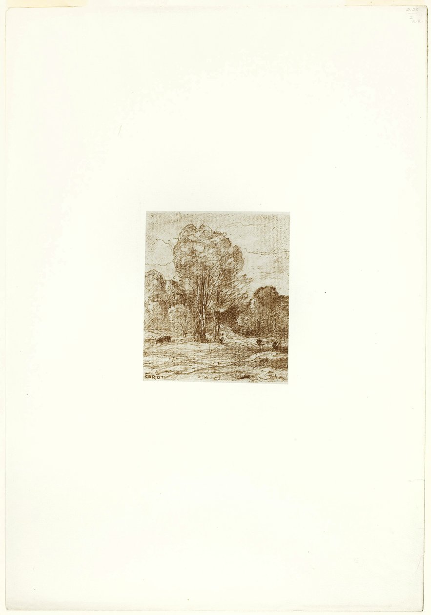 Die Kuhweide von Jean Baptiste Camille Corot