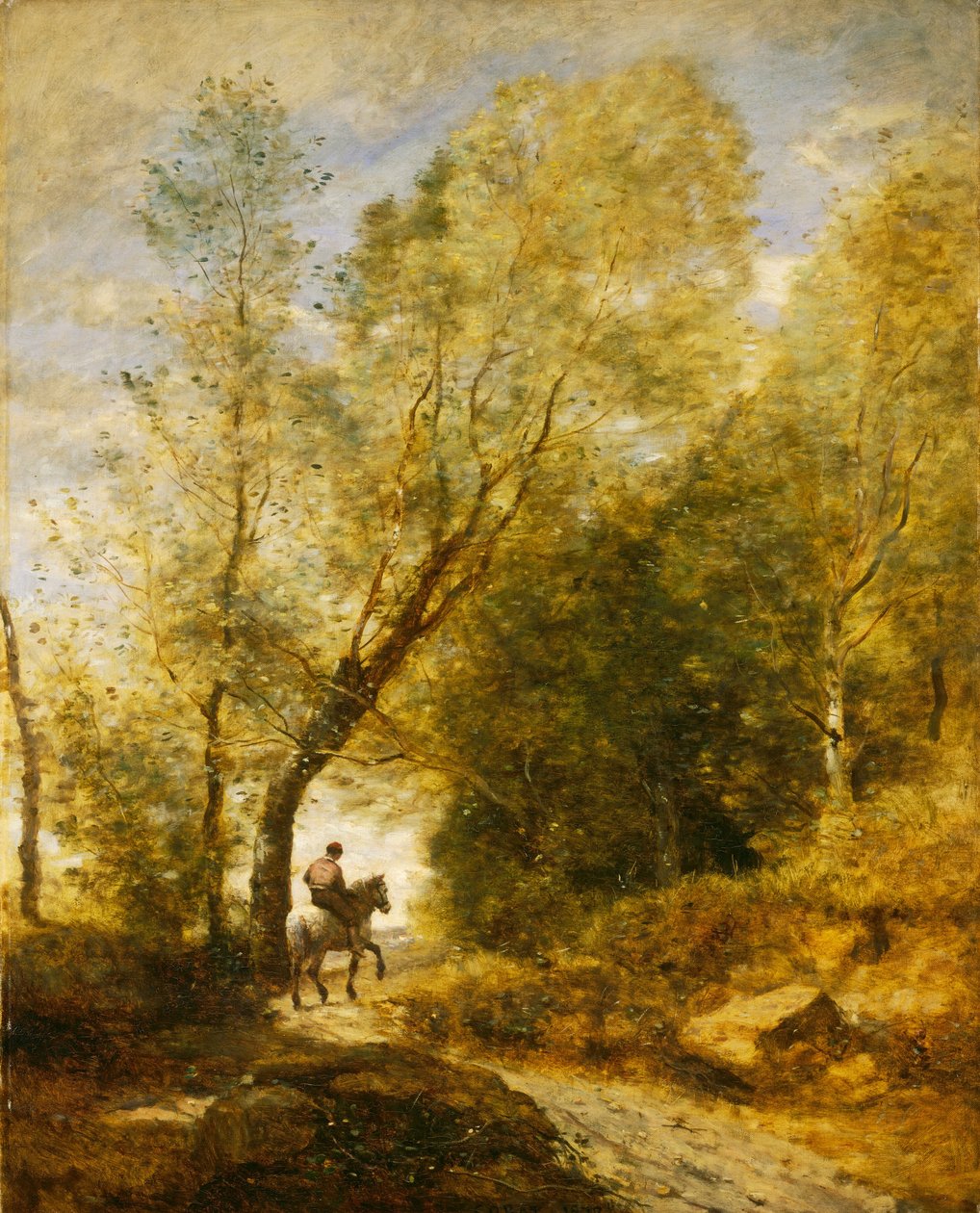 Der Wald von Coubron von Jean Baptiste Camille Corot