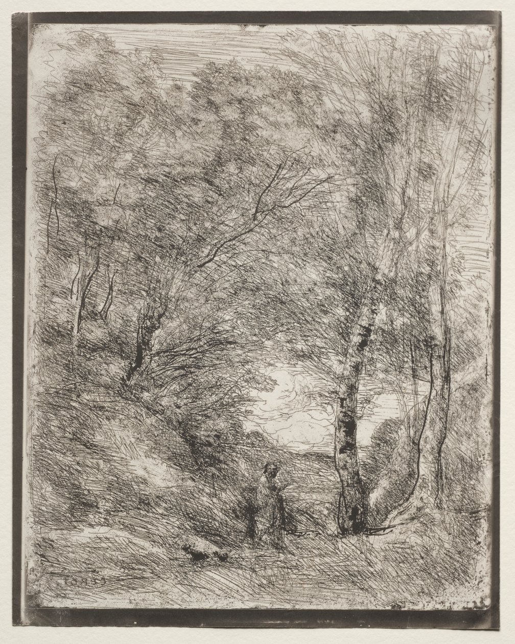 Die Gärten des Horaz von Jean Baptiste Camille Corot