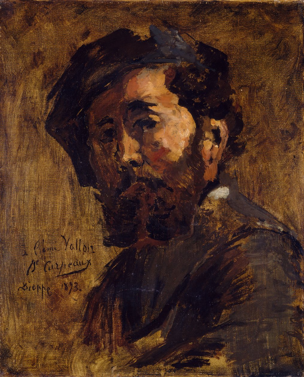 Porträt von Antoine Vollon 1833-1900, 1873 von Jean Baptiste Carpeaux