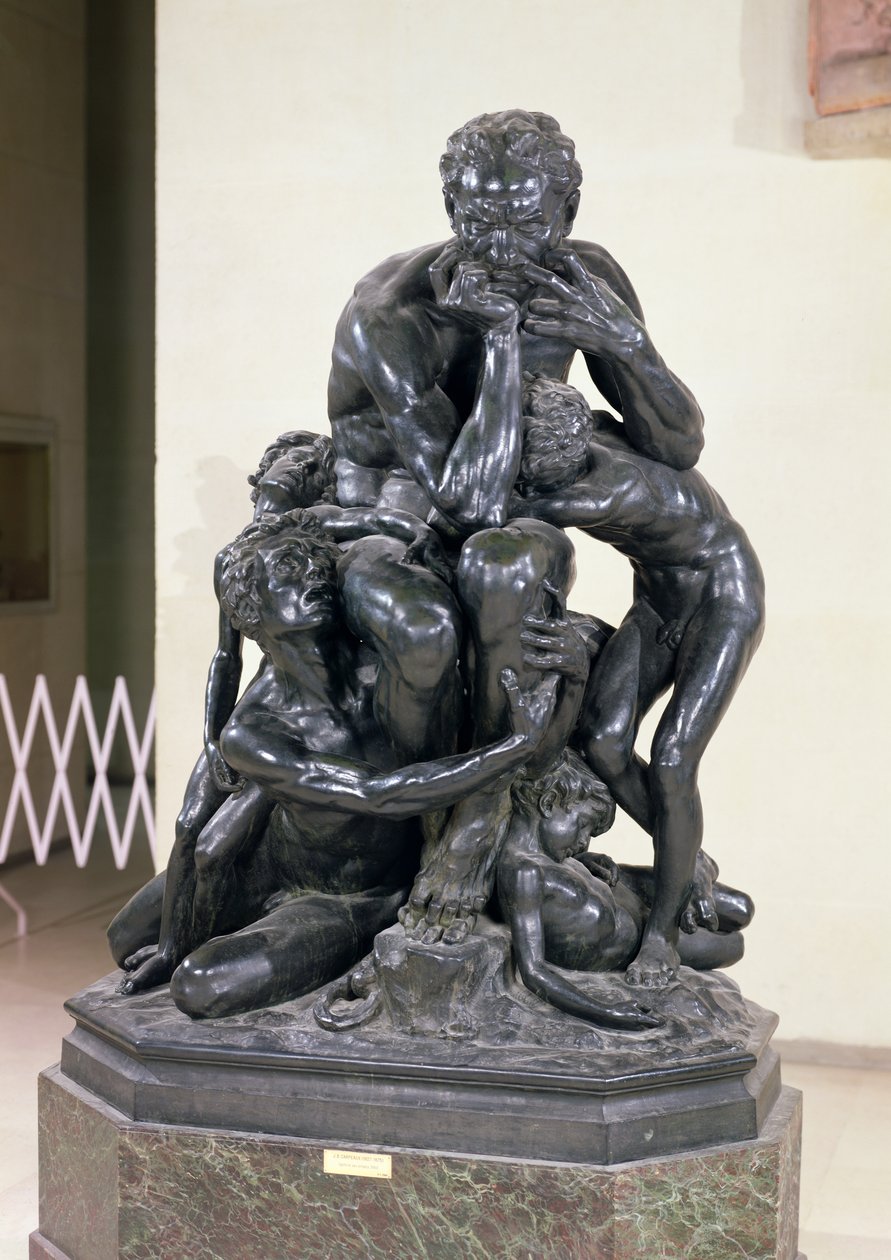 Ugolino und seine Söhne, 1860 (Bronze) von Jean Baptiste Carpeaux