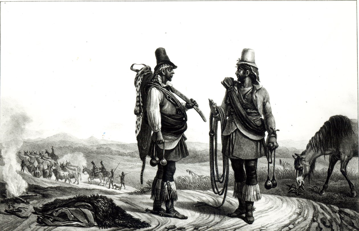 Charrua-Indianer aus 