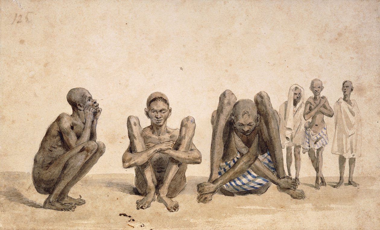 Sklaven von Rio Janeiro, ca. 1825-6 von Jean Baptiste Debret