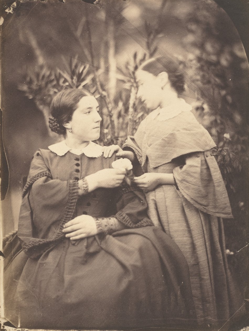 Porträt von Frau und Kind, 1855 von Jean Baptiste Frénet