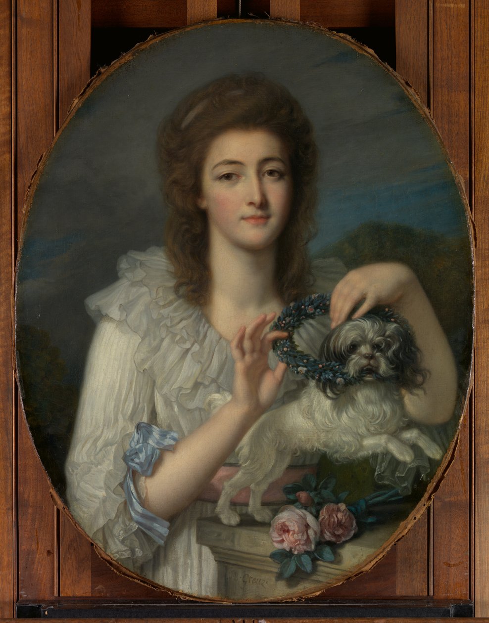 Prinzessin Varvara Nikolaevna Gagarina 1762-1802, ca. 1780-82 von Jean Baptiste Greuze