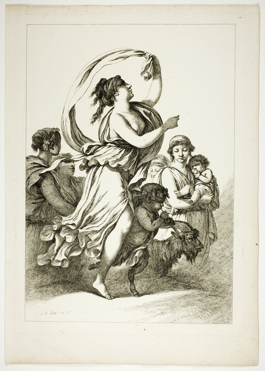Tafel 24 von 38 aus Oeuvres de J. B. Huet von Jean Baptiste Huet