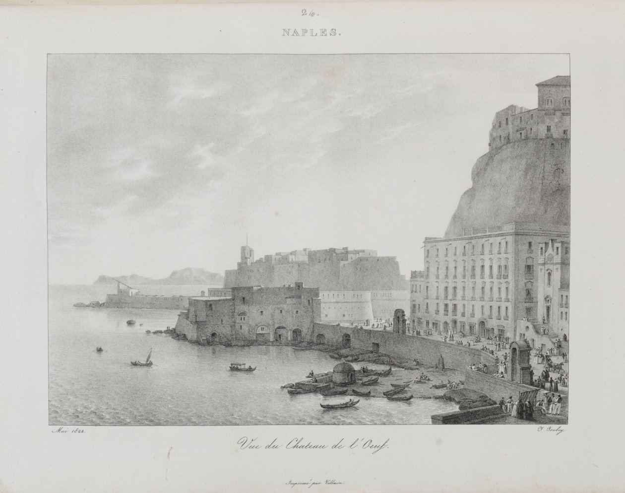 Reise nach Italien im Jahr 1822 von Jean-Baptiste Isabey