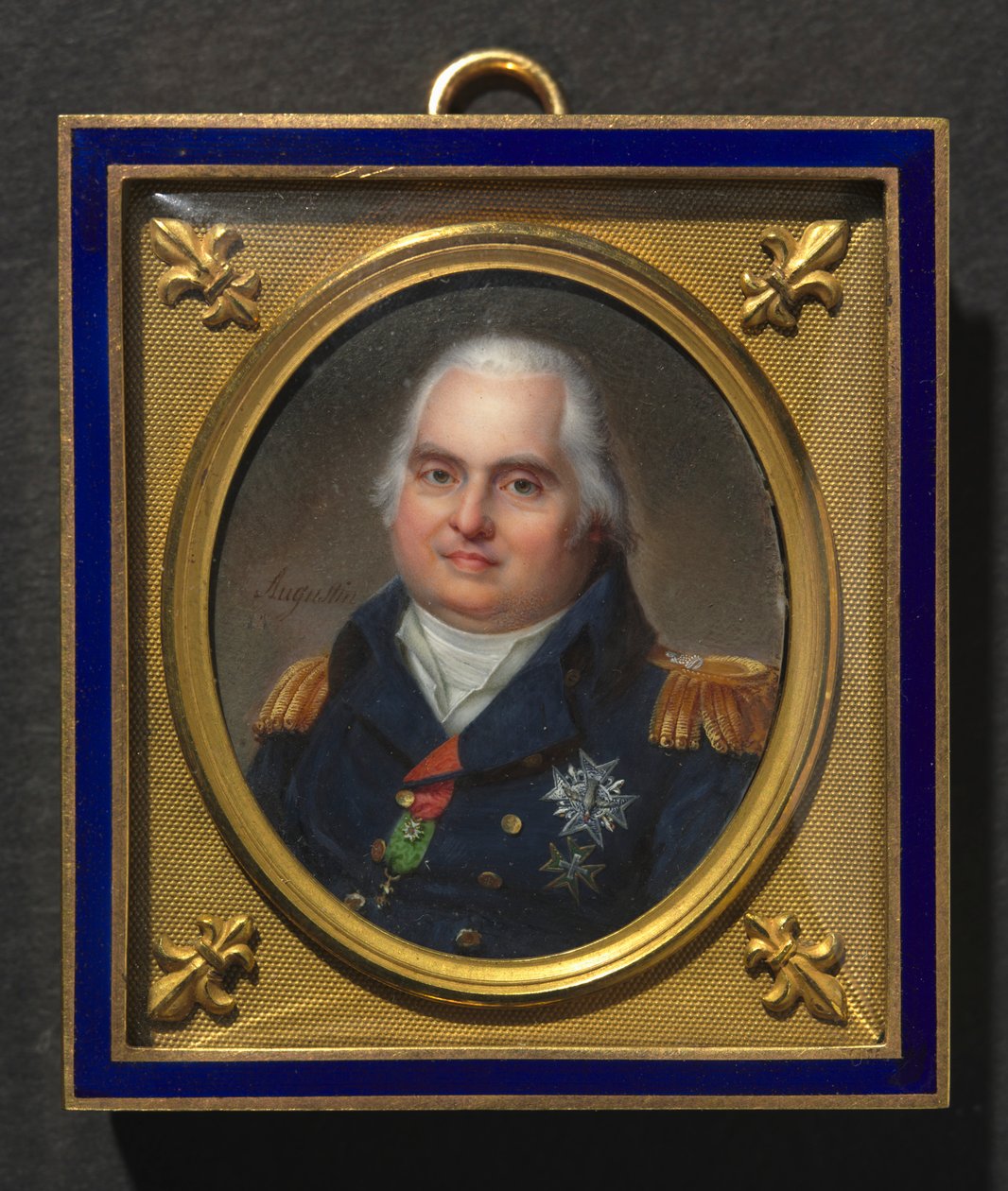 Porträt von Louis XVIII, ca. 1822 von Jean Baptiste Jacques Augustin