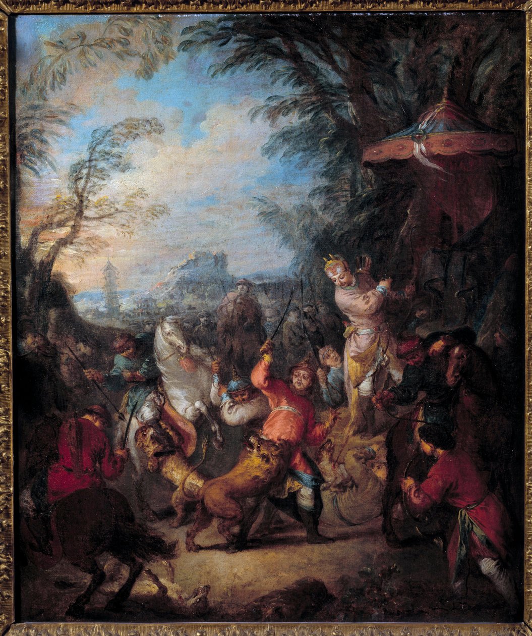 Chinesische Jagd von Jean Baptiste Joseph Pater