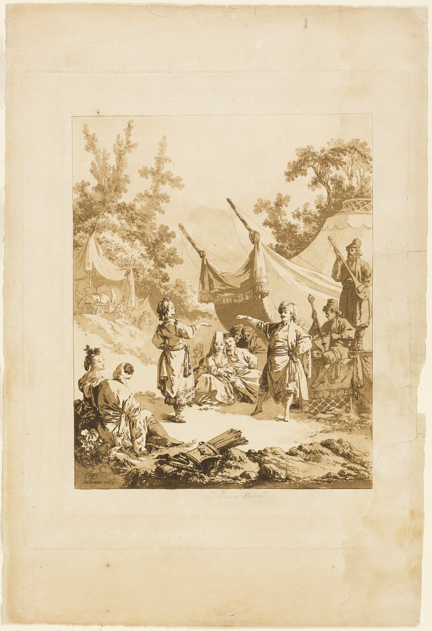 Der russische Tanz von Jean-Baptiste Le Prince