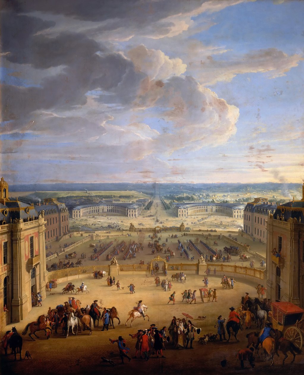 Die Grande Écurie Königliche Stallungen des Schlosses von Versailles von Jean Baptiste Martin