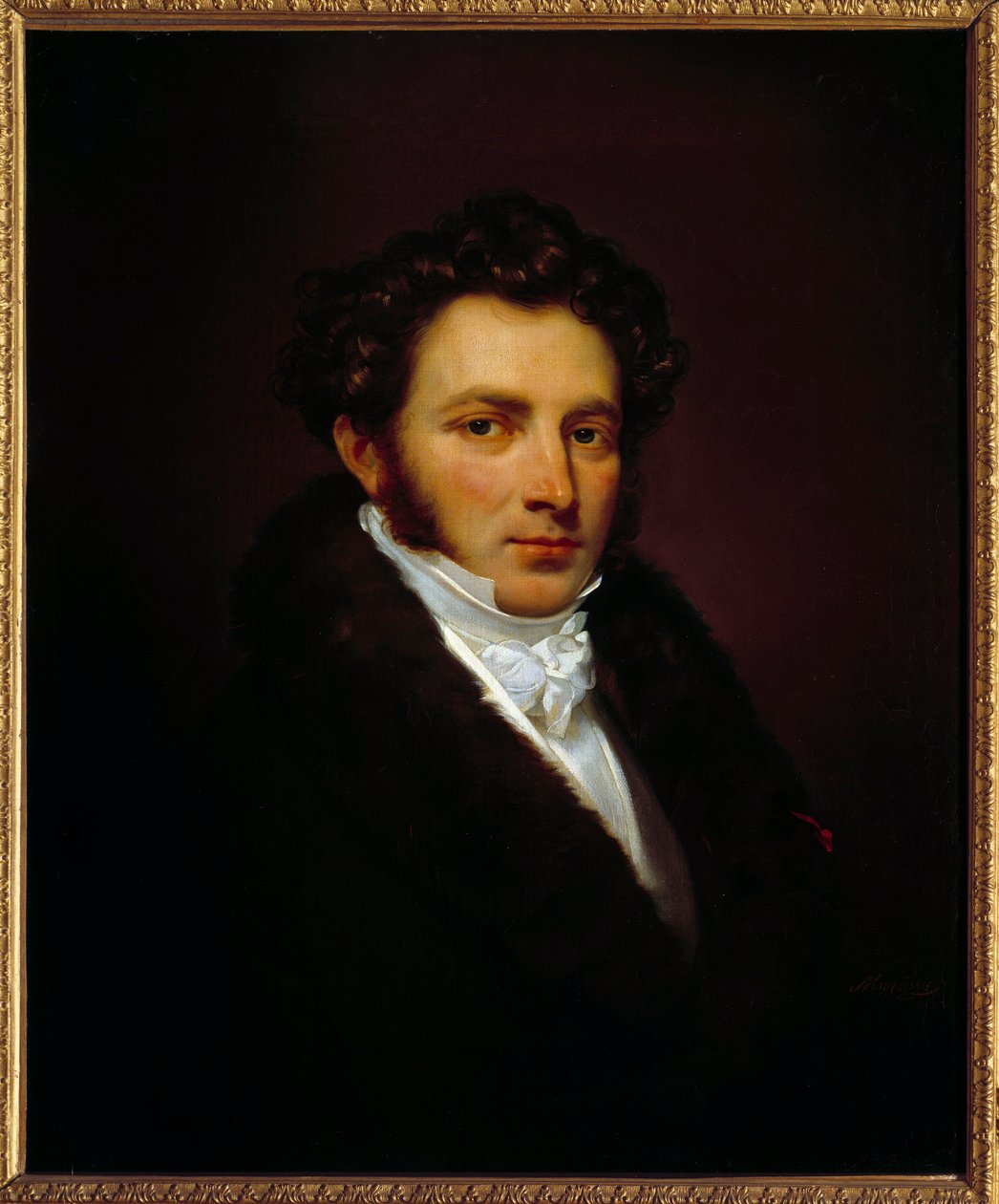 Porträt von Graf Louis Marchand (1791-1876), erster Kammerdiener von Napoleon I. von 1814 bis 1821 von Jean Baptiste Mauzaisse