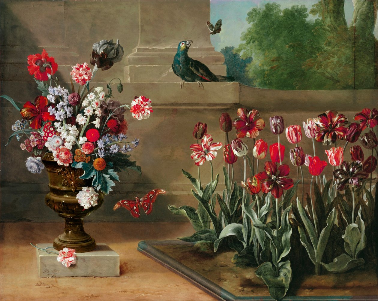 Ecke des Gartens von Monsieur de la Bruyere von Jean Baptiste Oudry