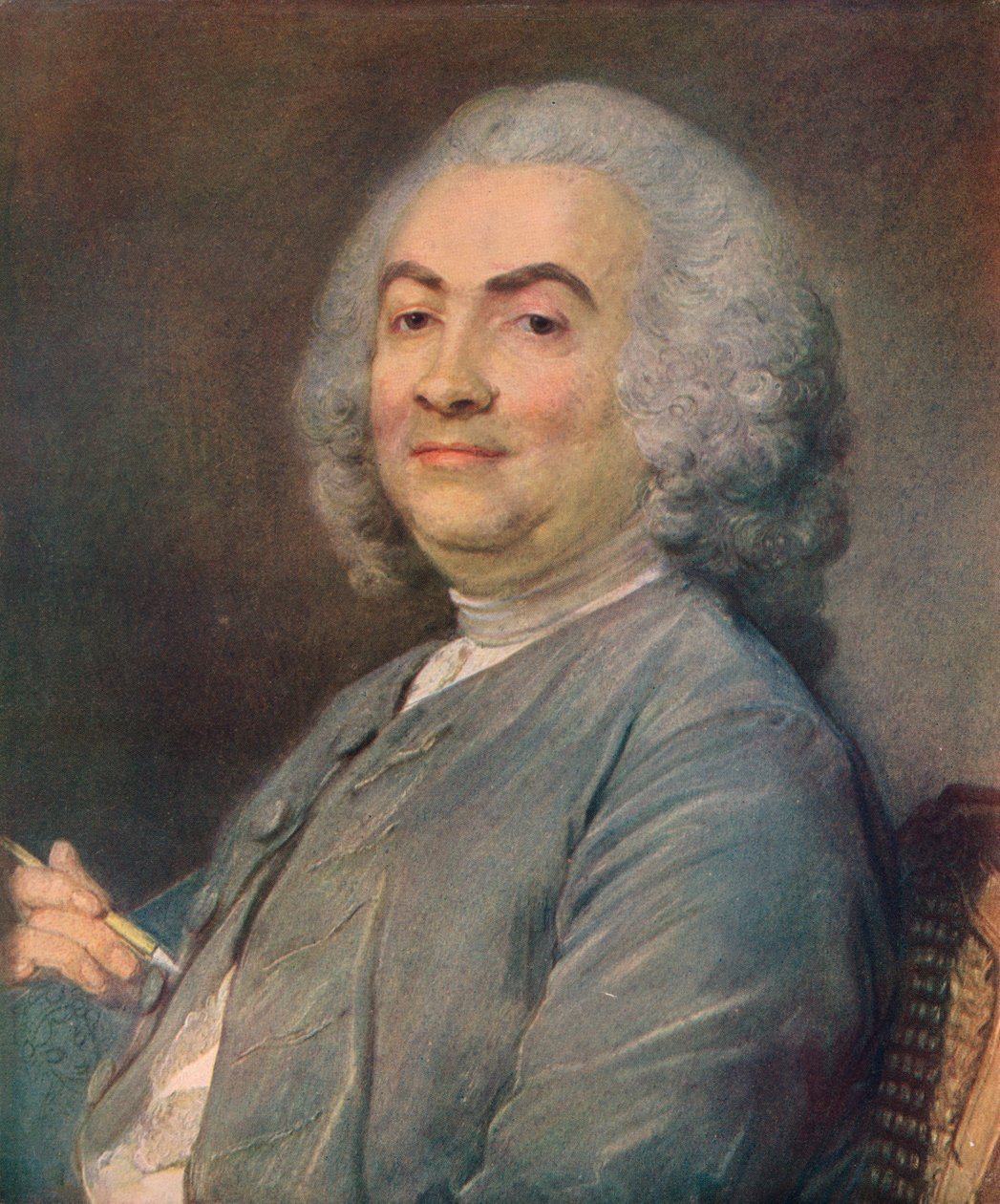 Laurent Carrs, 1745 von Jean-Baptiste Perronneau