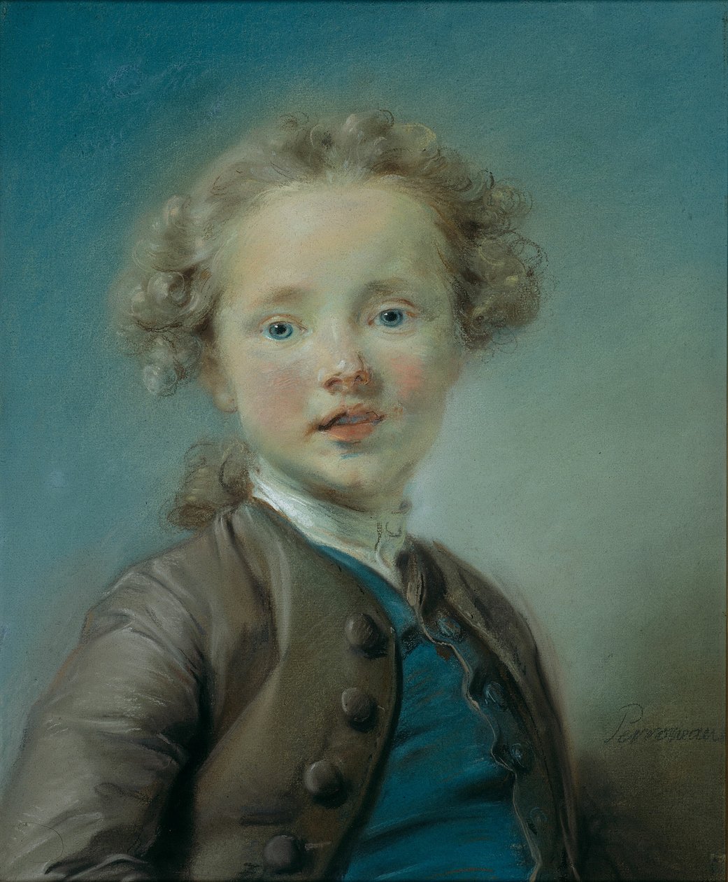 Porträt von Jean-Baptiste Antoine Le Moyne von Jean Baptiste Perronneau