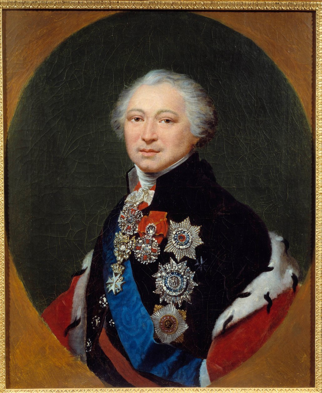 Porträt von Prinz Alexander Borisovich Kourakin von Jean Baptiste Regnault