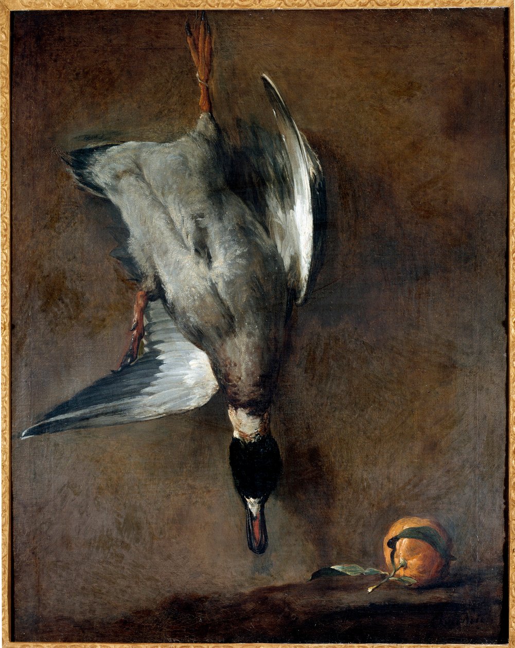 Die tote Ente von Jean Baptiste Simeon Chardin