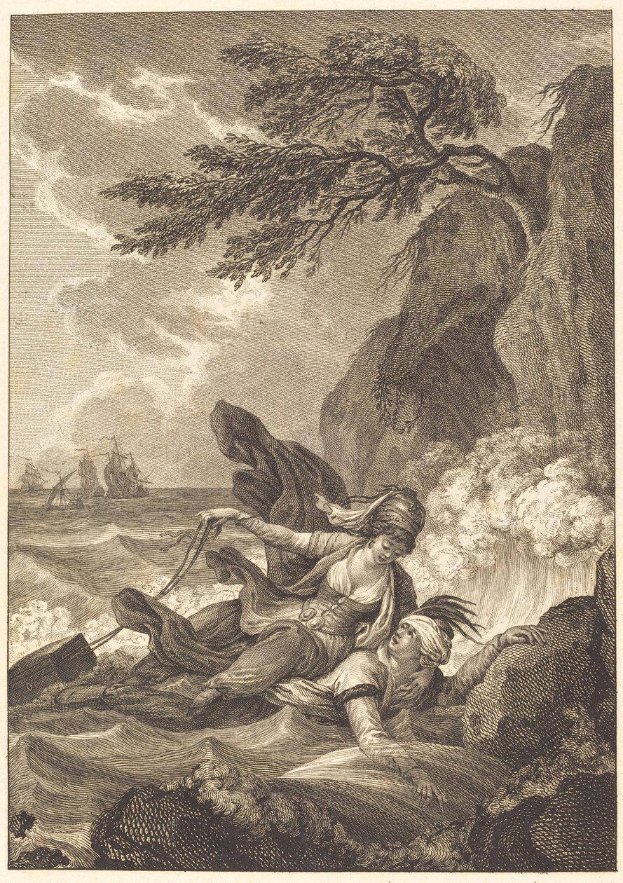 Die Braut des Königs von Garbe: Die Kassette von Jean Baptiste Tilliard after Charles Monnet