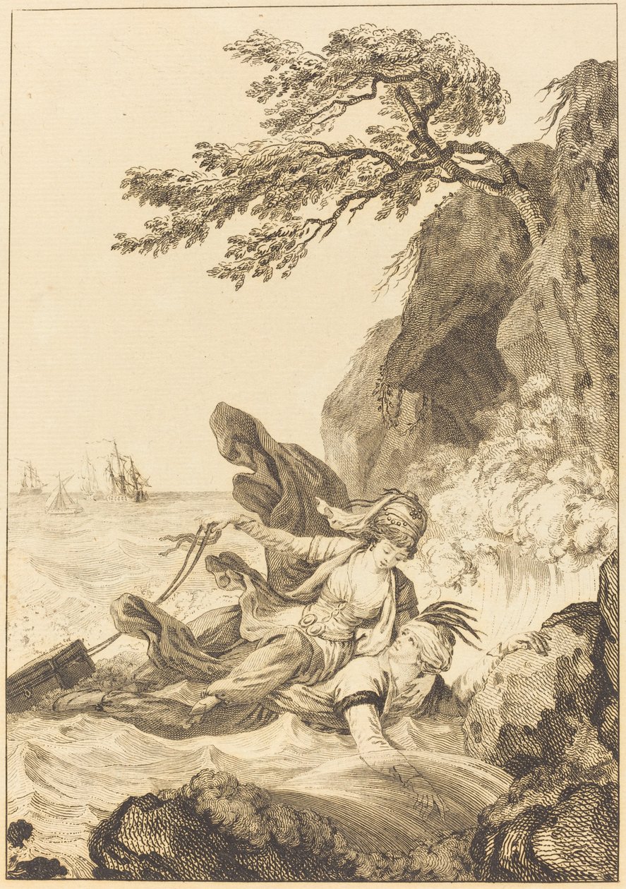 Die Braut des Königs von Garbe: Die Kassette von Jean Baptiste Tilliard after Charles Monnet