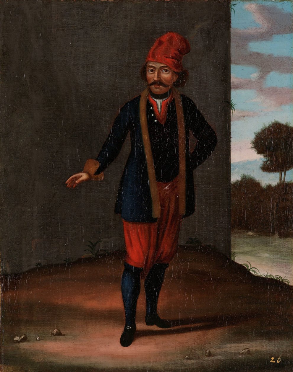 Mann von der Insel Kithnos (Thermia) von Jean Baptiste Vanmour (workshop of)