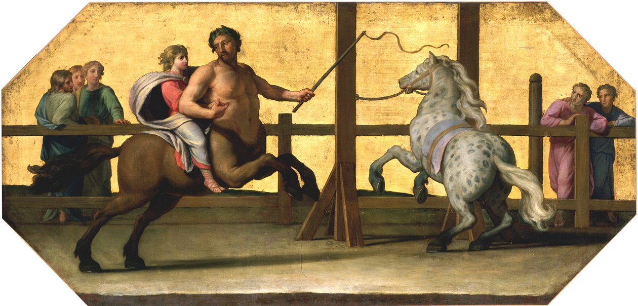 Die Erziehung des Achilles: Die Reitstunde, 17. Jahrhundert von Jean Baptiste de Champaigne