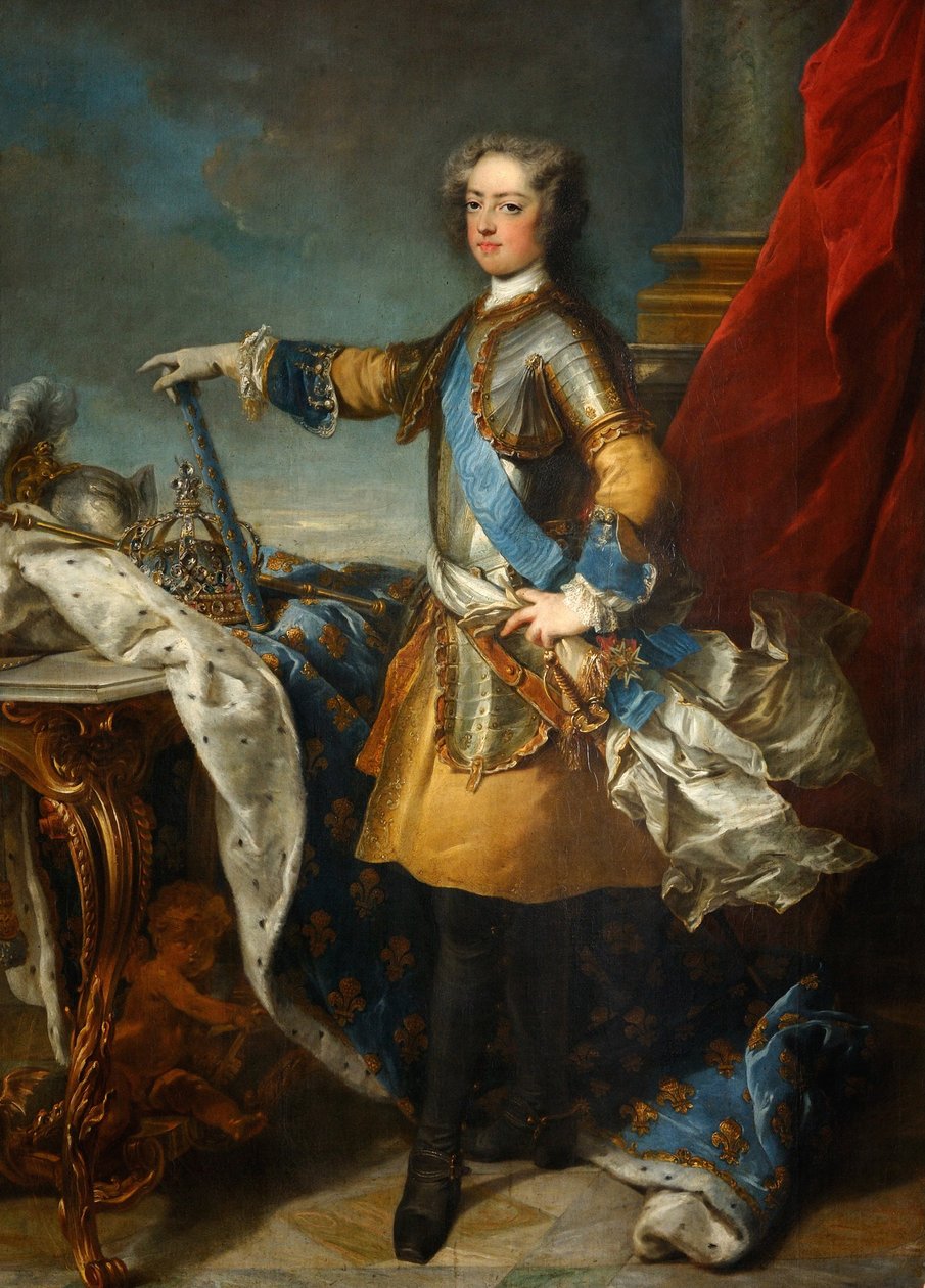Porträt von König Ludwig XV. 1710-1774, ca. 1723-1724 von Jean Baptiste van Loo