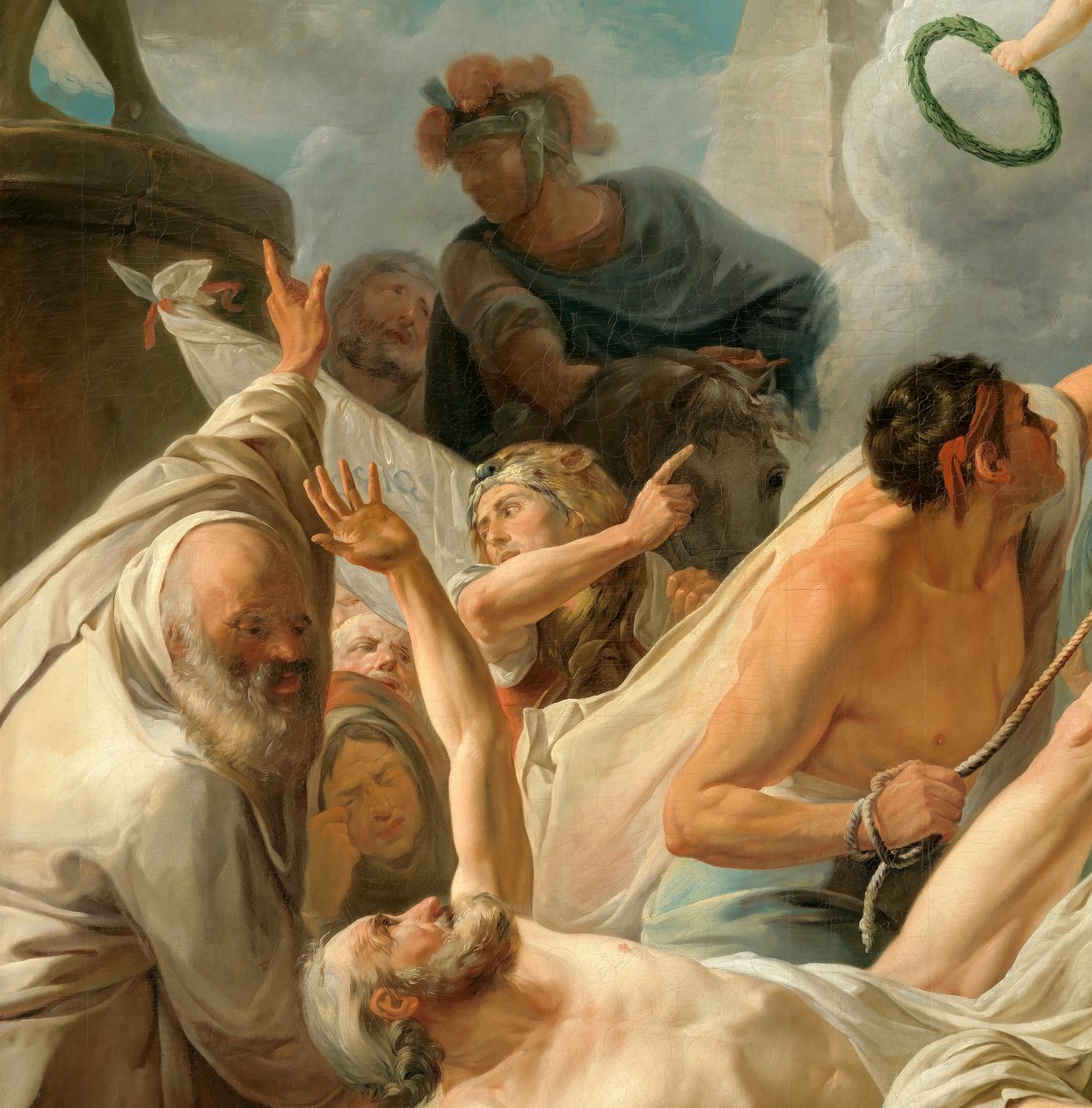 Das Martyrium des Heiligen Bartholomäus (Detail) von Jean Bardin