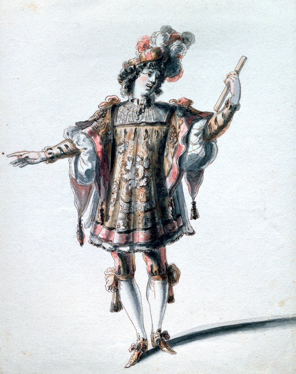 Kostümentwurf von Jean Berain der Ältere von Jean Berain, Jean Baptiste Lully