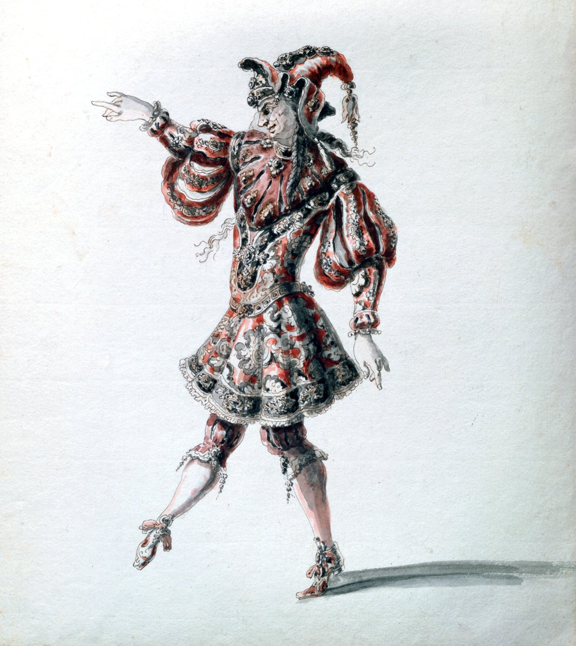 Verzauberter Held, ca. 1684 von Jean Berain, Jean Baptiste Lully
